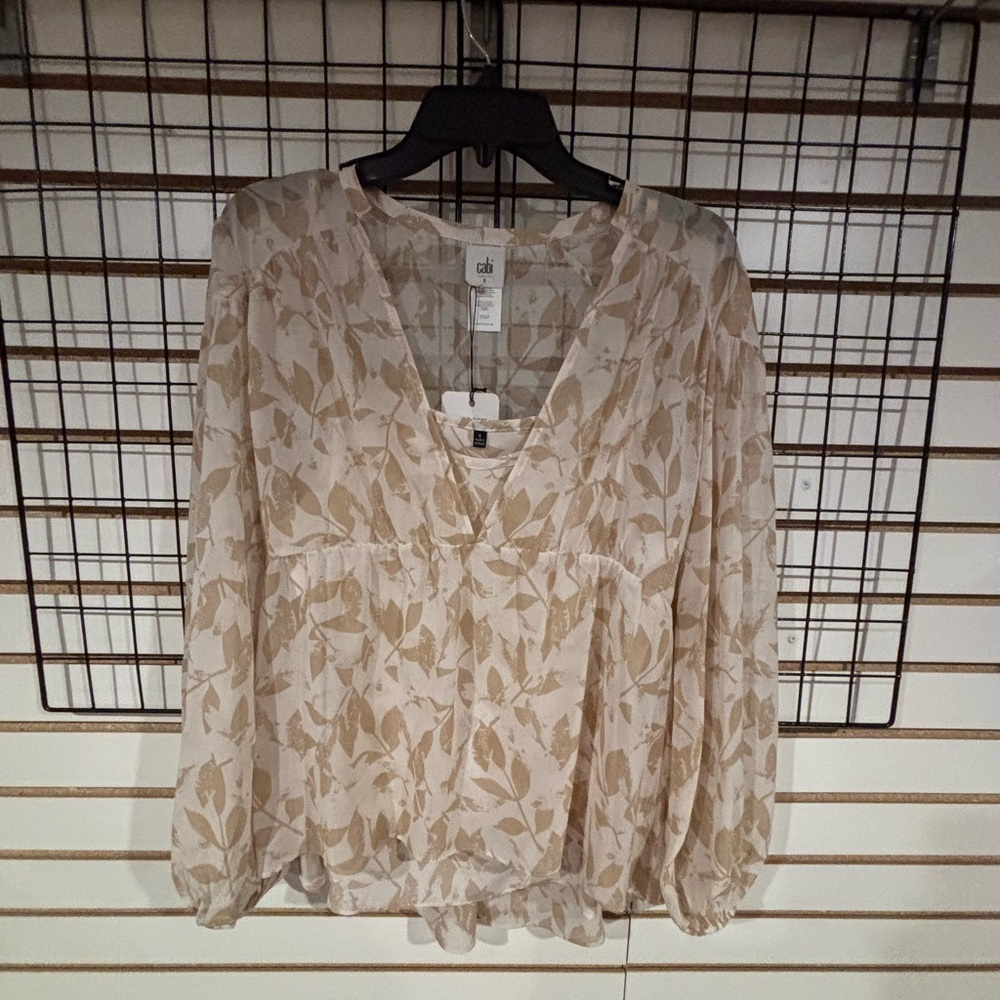 Cabi Couplet Blouse nwt